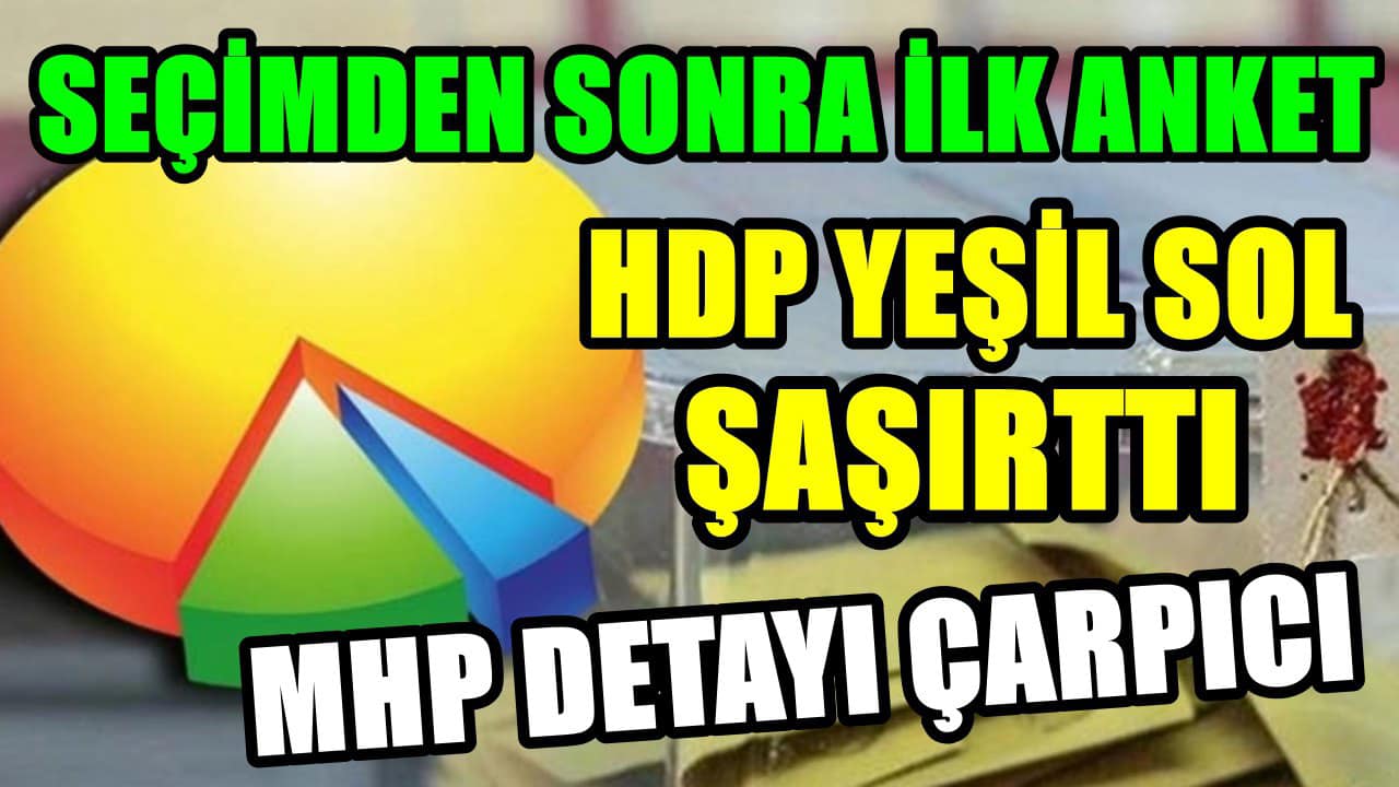 HDP, MHP ve İYİ Parti’yi geçti !