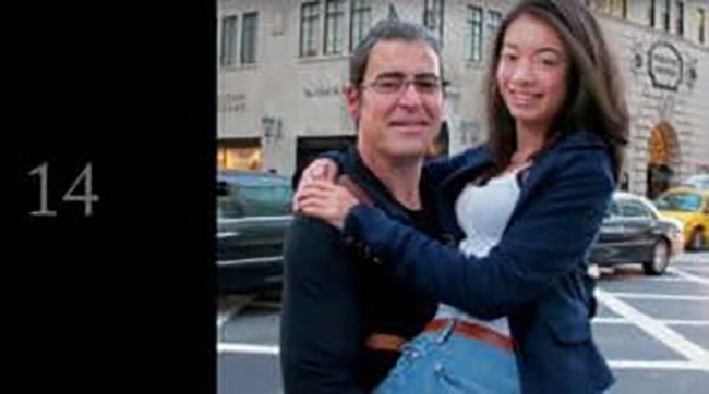 Baba ve kızı 14 yıl boyunca aynı şekilde poz vermiş – son fotoğrafı görenler