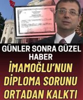 Ekrem İmamoğlu Hakkında Son Karar Açıklandı