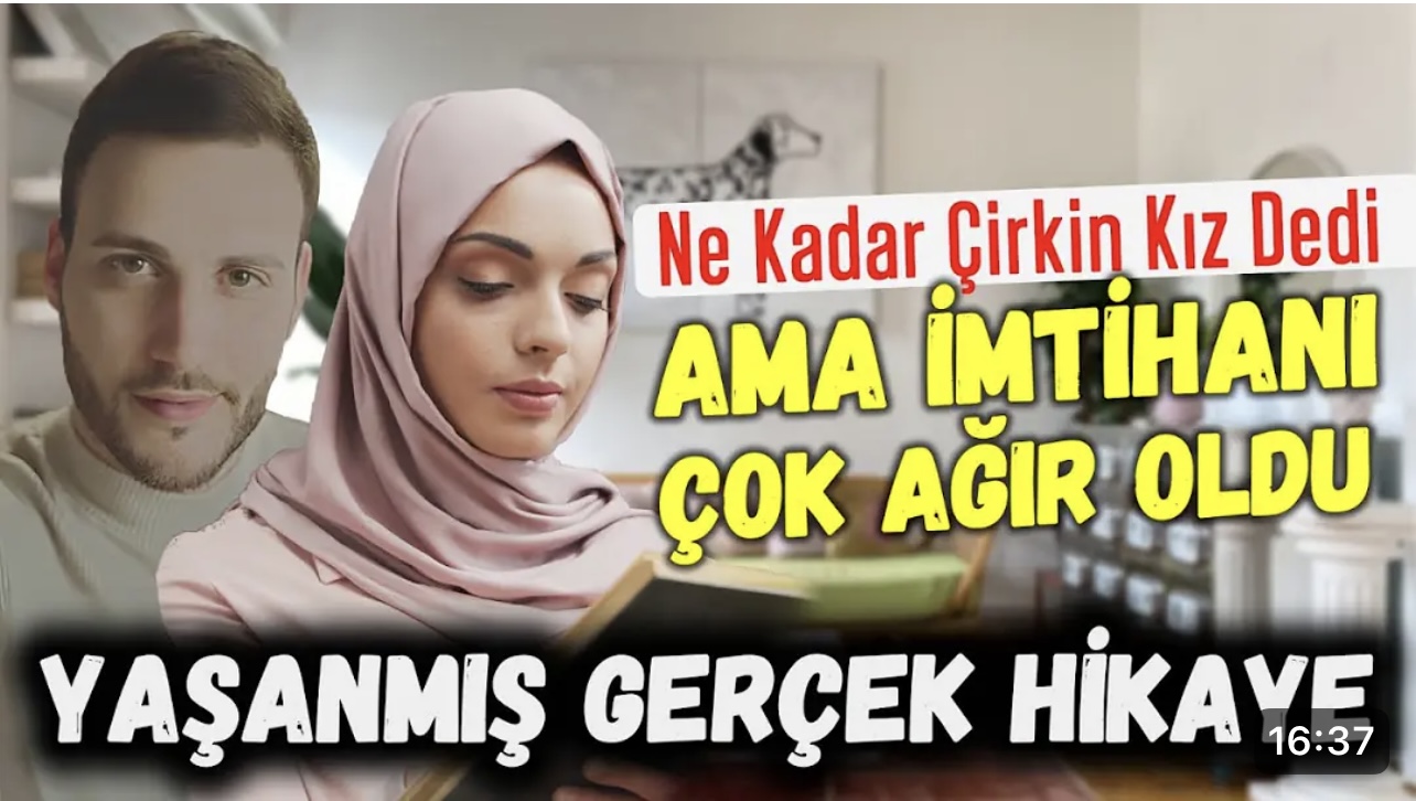 Ne kadar çirkin kız dedi
