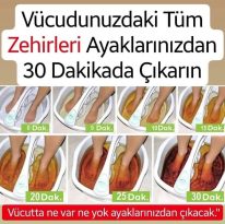 Vücudunuzdaki Tüm Zehirleri Ayaklarınızdan
