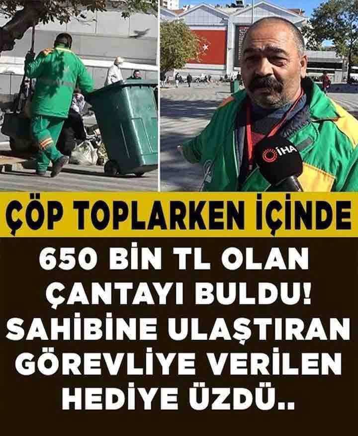 Çöp Toplarken İçinde