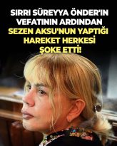 Sırrı Süreyya Önder’in vefatının ardından Sezen Aksu’nun yaptığı hareket