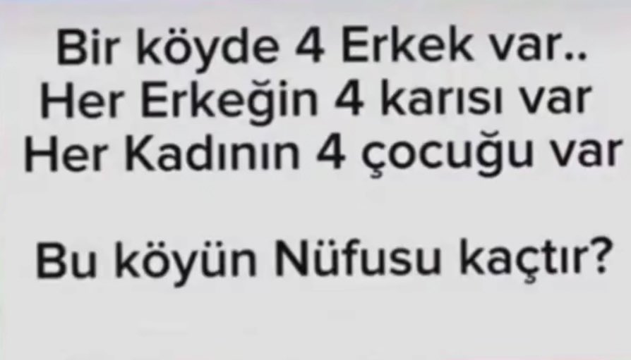 Dört erkek