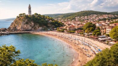 Şile sahili ve Şile Feneri manzarası, Karadeniz kıyısında plaj ve doğal güzellikler