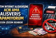 Kart internet alışverişine açık ama işlem reddedildi hatası çözüm görseli