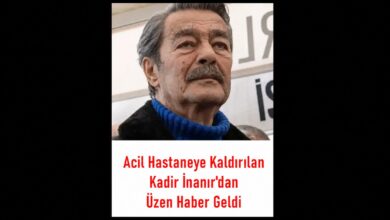 Usta Sanatçı Kadir İnanır'ın Sağlık Durumu Hakkında Gelişmeler