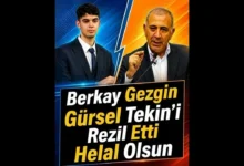 Gürsel Tekin ile Berkay Gezgin. Arasında Dikkat Çeken Polemik