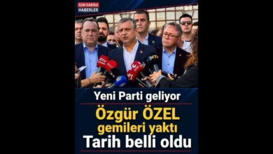 Özgür Özel Gemileri Yaktı Yeni Partisi Yolda