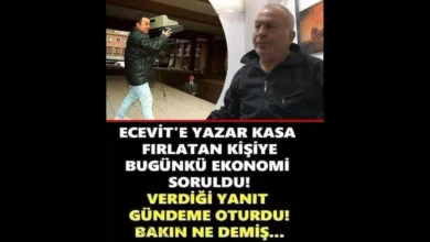 Ecevit'e yazar kasa fırlatan kişiye bugünkü ekonomi soruldu