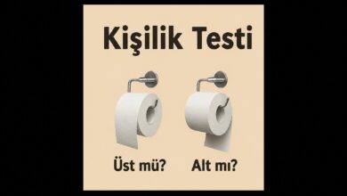Tuvalet kağıdı kişilik Testi. yüzde yüz doğru sonuç