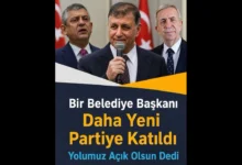 Bir belediye başkanı daha Yeni Parti’ye katıldı!