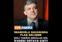 İmamoğlu Davasında flaş gelişme.. Gizli tanıdığın ifadesi ortaya çıktı