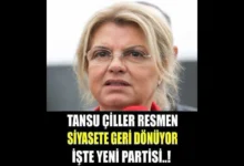 Tansu Çiller İçin Yeni Parti İddiaları Gündemde